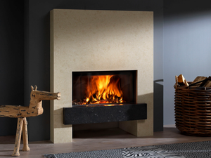 Wood fire - W70/33F - Front model - Fireplaces & stoves by KALFIRE
