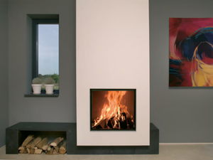 Wood fire - W71/62F - Front model - Fireplaces & stoves by KALFIRE