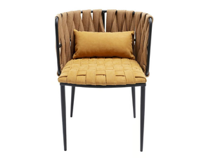 CHEERIO - Upholstered chair with integrated cushion - Accessories by KARE Design