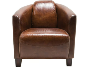 CIGAR LOUNGE - Club cowhide armchair - Armchair by KARE Design