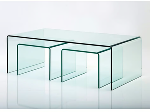 CLEAR CLUB - Rectangular glass coffee table - Coffee table by KARE Design