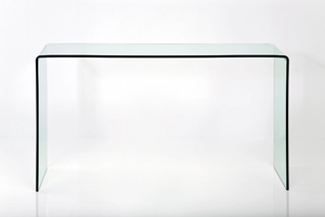 CLEAR CLUB - Rectangular glass console table - Console by KARE Design