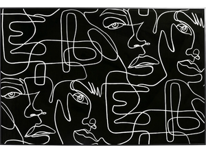 FACCIA ARTE DRAWING - Paper Print on paper - Styling by KARE Design
