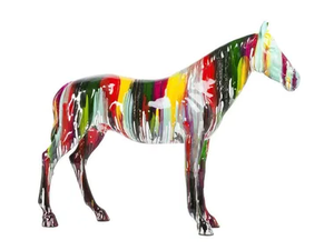 HORSE COLORE - Glass-fibre sculpture - Styling by KARE Design
