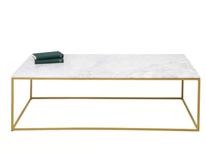 KEY WEST MARBLE - Rectangular marble coffee table - Coffee table by KARE Design