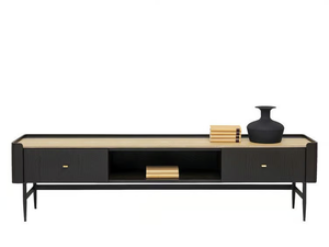 MILANO - Low wood veneer TV cabinet with drawers - Cabinet by KARE Design