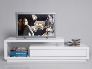 WHITE CLUB - TV cabinet with shelves - Cabinet by KARE Design