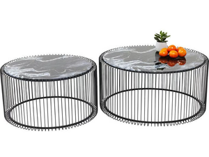 WIRE - Stained glass coffee table - Coffee table by KARE Design