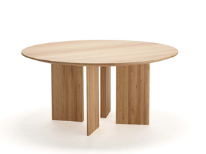 A-DT03 - Round wooden dining table - Table by KARIMOKU