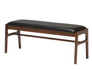 Leather bench - Upholstered vinyl leather bench - Bench by KARIMOKU