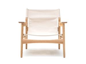 N-LC02 - Wooden easy chair with armrests - Armchair by KARIMOKU
