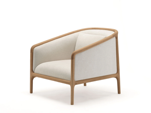 NF-LC01 - Wooden easy chair with armrests - Armchair by KARIMOKU