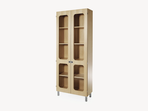 2K-SKÅP - Wood veneer bookcase / display cabinet - Cabinet by Karl Andersson