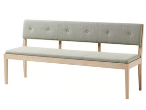 FACILE - Upholstered fabric bench seating _ Karl Andersson