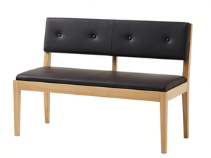 FACILE - Upholstered leather bench _ Karl Andersson