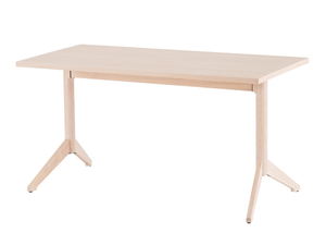 LOCUS T-FOOT - Rectangular wood veneer table - Table by Karl Andersson