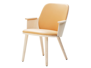SANDER CONFERENCE - Leather chair with armrests - Chair by Karl Andersson