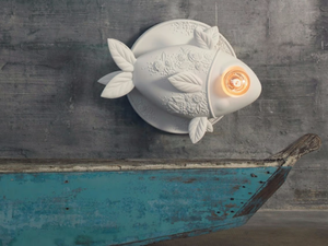 APRILE - White-paste wall light - Wall lamp by Karman