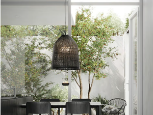 BLACKOUT - Fiberglass pendant lamp - Ceiling lamp by Karman