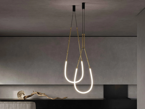LEDA - LED aluminium pendant lamp - Ceiling lamp by Karman