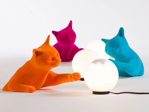 MAOO - Velvet covered wall lamp / table lamp - Wall lamp by Karman