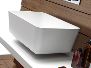 ARAL - Countertop rectangular Cristalplant® washbasin - Washbasin by Karol