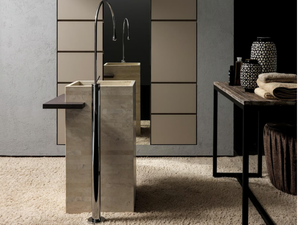 PILOZ - Freestanding square washbasin - Washbasin by Karol
