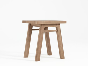 CIRCA17 - Low solid wood stool - Stool by KARPENTER