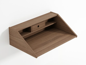 HANG - Wall mounted solid wood secretary desk - Desk by KARPENTER