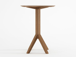 NOUVEAU BISTRO - Round solid wood high table - Table by KARPENTER
