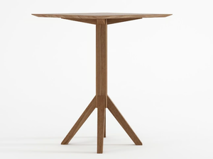 NOUVEAU BISTRO - Square solid wood high table - Table by KARPENTER