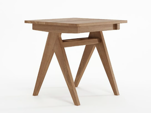 TRIBUTE - Square solid wood dining table - Table by KARPENTER