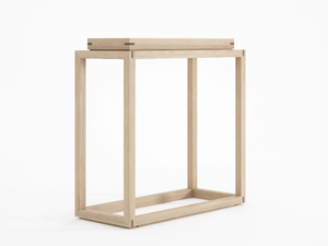 UP & DOWN - Rectangular wooden console table - Console by KARPENTER