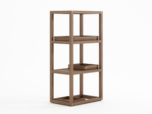 UP & DOWN VERTICAL II - Open wooden shelving unit - Cabinet by KARPENTER