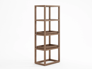UP & DOWN VERTICAL III - Open wooden shelving unit - Cabinet by KARPENTER