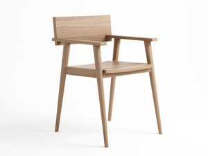 VINTAGE - Solid wood chair with armrests - Chair by KARPENTER