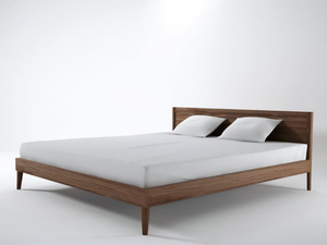 VINTAGE - Wooden king size bed - Bed frame by KARPENTER