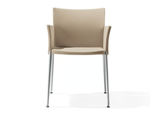 KALLA - Fabric chair with armrests - Chair by Kastel
