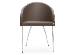 KAMEO - Leather reception chair - Chair by Kastel