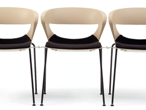 KICCA - Stackable chair with integrated cushion - Chair by Kastel