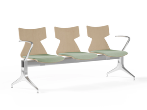 KIMBOX WOOD - Beam seating - Bench by Kastel