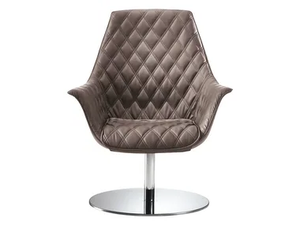 KIMERA - Swivel armchair with armrests - Armchair by Kastel