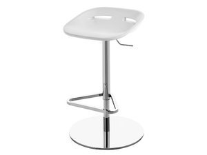 KLOU - Height-adjustable office stool with footrest - Stool by Kastel