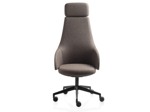 KONTEA - Height-adjustable fabric executive chair with armrests - Chair by Kastel