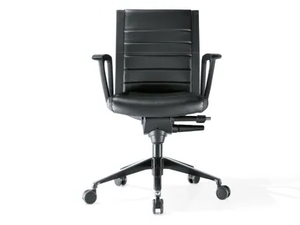 KOSMO - Swivel office chair with armrests with 5-Spoke base - Chair by Kastel