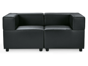 KUADRA - Modular leather armchair - Armchair by Kastel