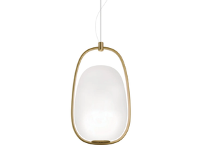 LANNÀ - Opal glass pendant lamp - Ceiling lamp by Kdln