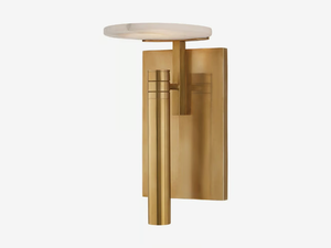 MELANGE FLOATING DISC SCONCE - LED metal wall lamp - Wall lamp by Kelly Wearstler