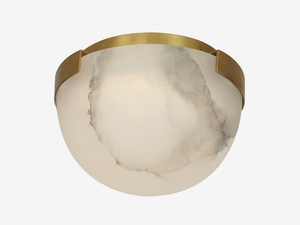 MELANGE PETITE FLUSH MOUNT - LED alabaster ceiling lamp - Ceiling lamp by Kelly Wearstler
