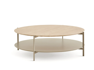 EXO ROUND - Round coffee table - Coffee table by Kendo Mobiliario